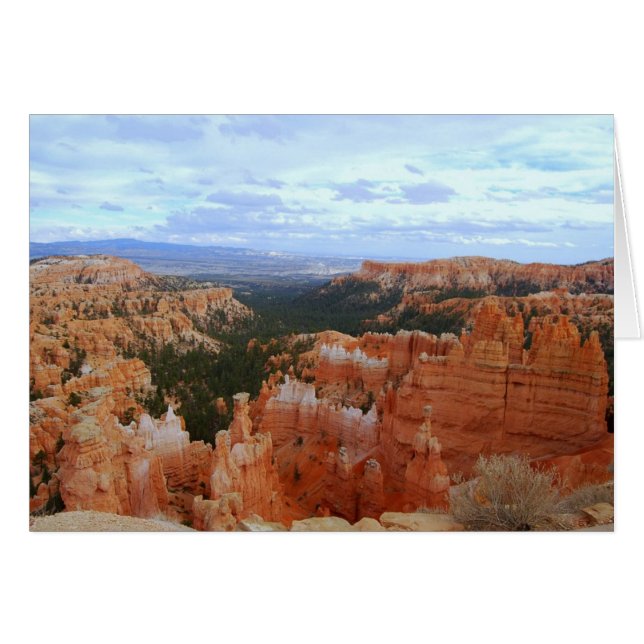 Bryce Canyon National Park, Utah, kort (Framsidan Horizontal)