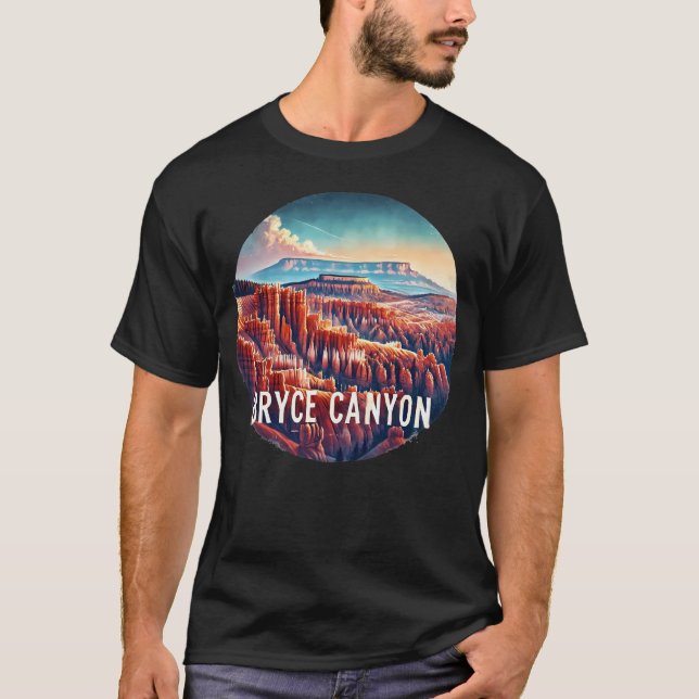 Bryce Canyon National Park Utah Läsk T Shirt (Framsida)