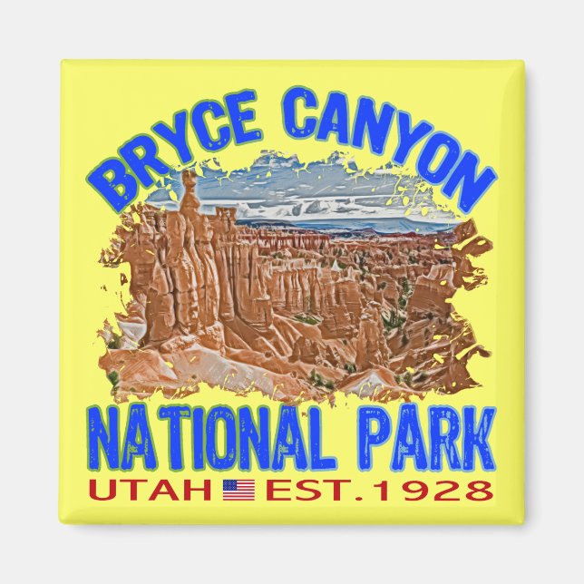 Bryce Canyon National Park, Utah Magnet (Framsidan)