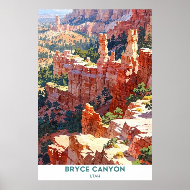 Bryce Canyon National Park, Utah Poster (Framsidan)