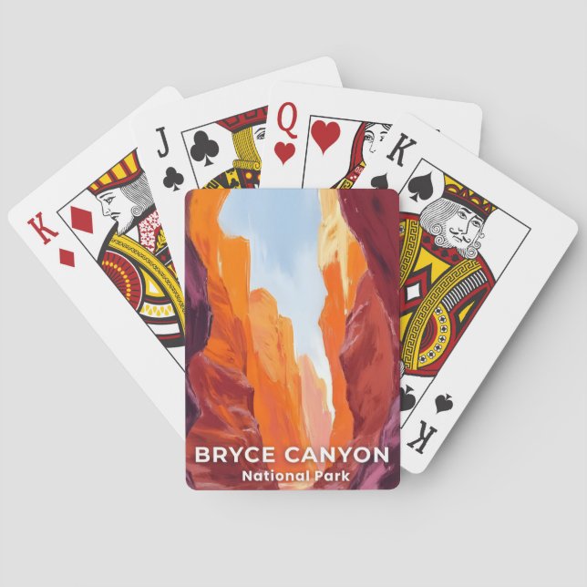 Bryce Canyon National Park | Utah Resa Casinokort (Baksidan)