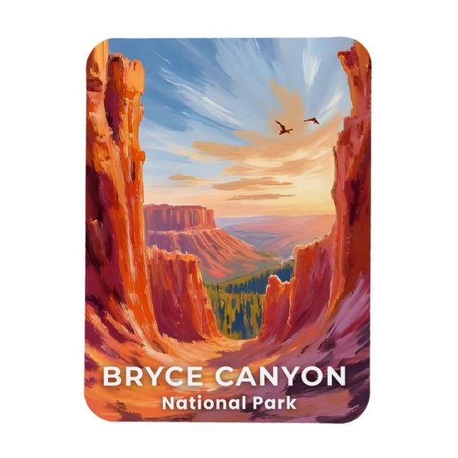 Bryce Canyon National Park | Utah Resa Magnet (Vertikal)