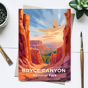 Bryce Canyon National Park Utah Resa Vykort