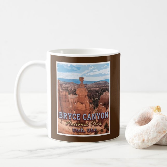 BRYCE CANYON NATIONAL PARK - UTAH USA KAFFEMUGG (Med munk)