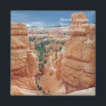 Bryce Canyon National Park Utah USA-resa Magnet<br><div class="desc">Bryce Canyon National Park Utah USA: S reserv- och kylskåp Magnet,  souvenir.</div>