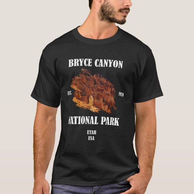 Bryce Canyon National Park Utah USA T Shirt (Framsida)