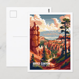 Bryce Canyon National Park Utah USA Vykort