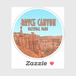 Bryce Canyon National Park Utah Vintage Klistermärken