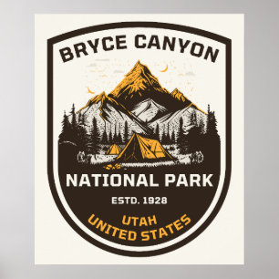 Bryce Canyon National Park Utomhus och natur Poster
