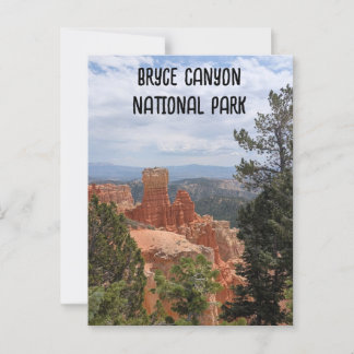 Bryce Canyon National Park-vykort Vykort
