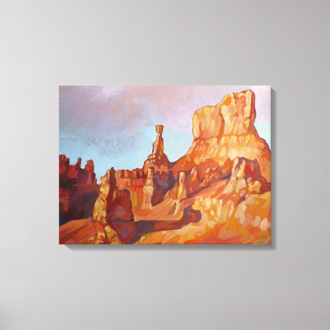 Bryce Canyon nationalpark Canvastryck (Framsida)