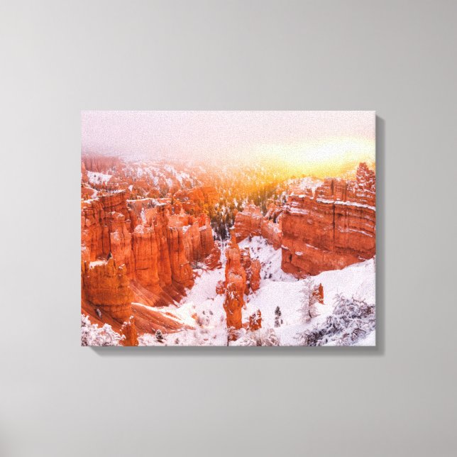 Bryce Canyon nationalpark Canvastryck (Framsida)