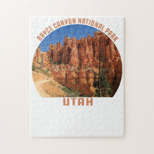 Bryce Canyon nationalpark hoodoos utah vintage Pussel