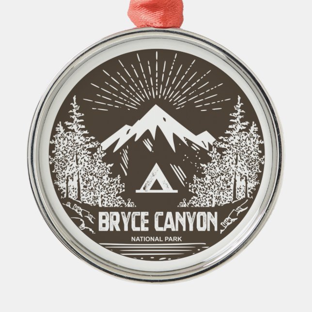 Bryce Canyon nationalpark Julgransprydnad Metall (Framsidan)