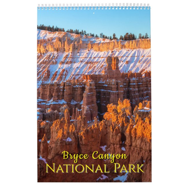 Bryce Canyon Nationalpark Landskap Kalender (Omslag)
