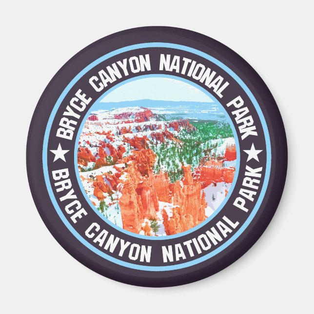 Bryce Canyon nationalpark Magnet (Framsidan)
