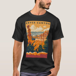 Bryce Canyon nationalpark Midsekets moderna T Shirt