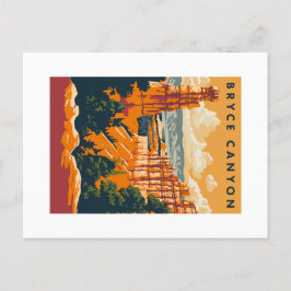 Bryce Canyon nationalpark Midsekets moderna Vykort
