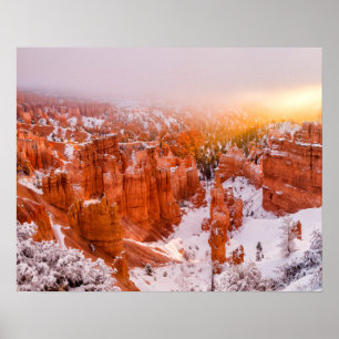 Bryce Canyon nationalpark Poster