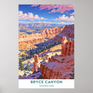 Bryce Canyon nationalpark Poster