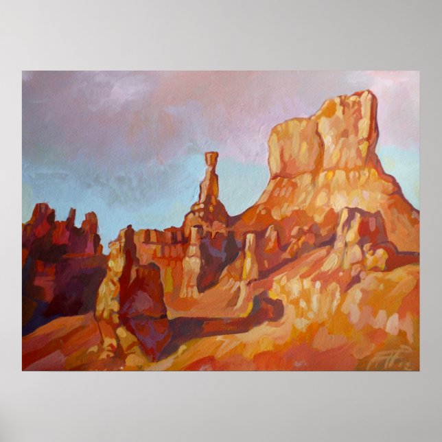 Bryce Canyon nationalpark Poster (Framsidan)