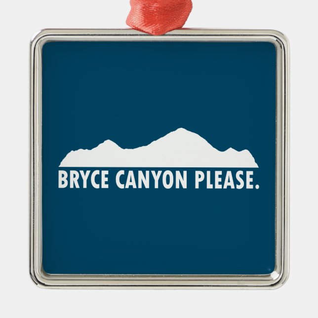 Bryce Canyon nationalpark Snälla Julgransprydnad Metall (Framsidan)