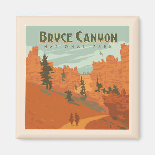 Bryce Canyon nationalpark Sten Formations Magnet