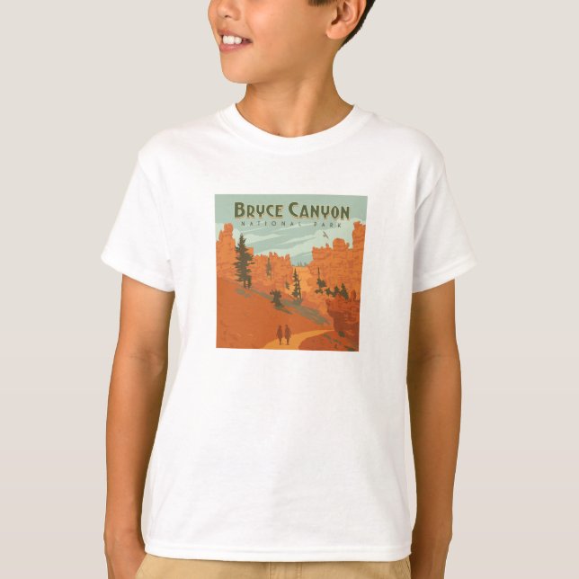 Bryce Canyon nationalpark Sten Formations T Shirt (Framsida)