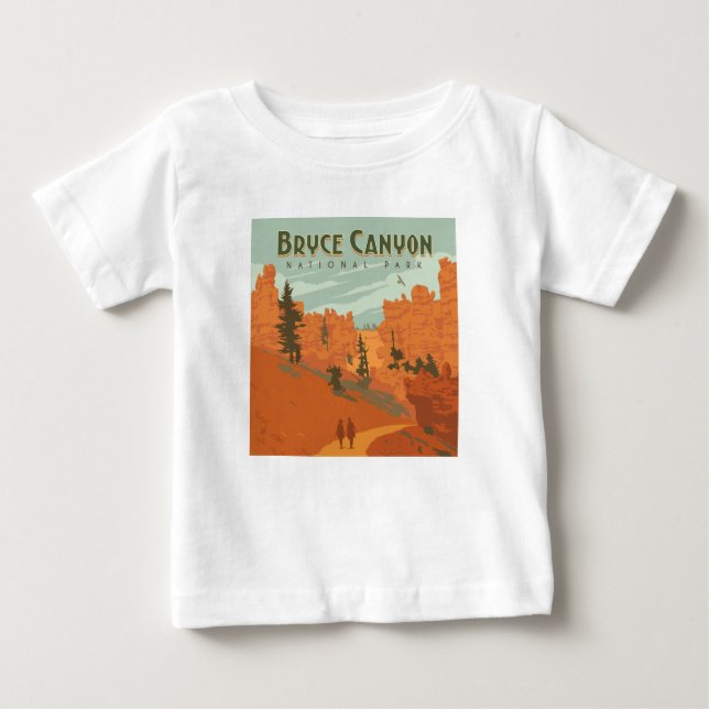 Bryce Canyon nationalpark Sten Formations T Shirt (Framsida)