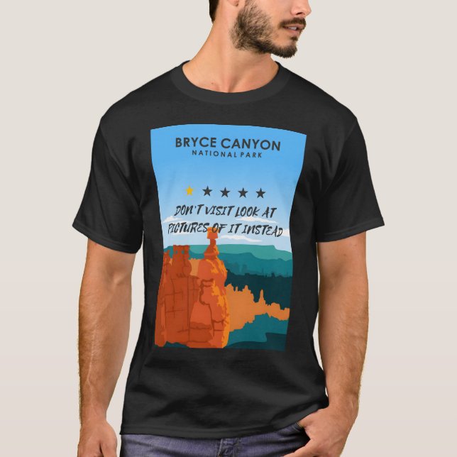 Bryce Canyon nationalpark Subpar nationalpark on T Shirt (Framsida)
