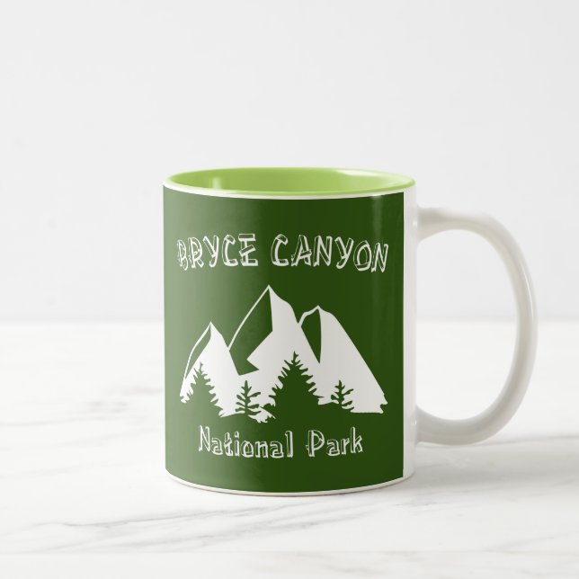Bryce Canyon nationalpark Två-Tonad Mugg (Höger)