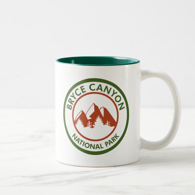 Bryce Canyon nationalpark Två-Tonad Mugg (Höger)