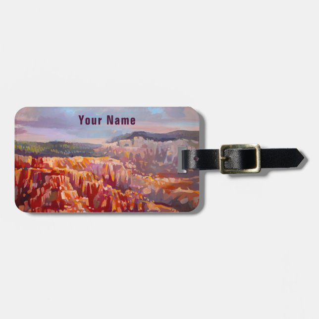 Bryce Canyon nationalpark Utah Bagagebricka (Horisontell Framsida)