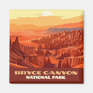 Bryce Canyon nationalpark Utah-bergen Magnet