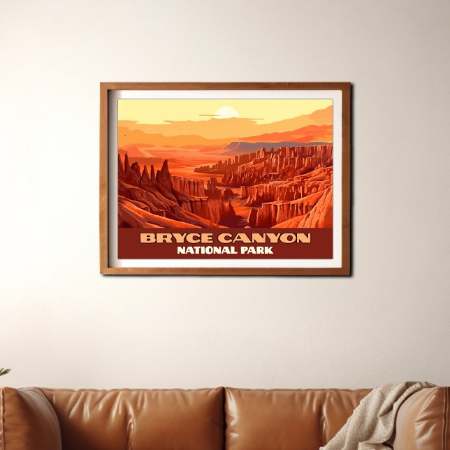 Bryce Canyon nationalpark Utah-bergen Poster (Skapare uppladdad)