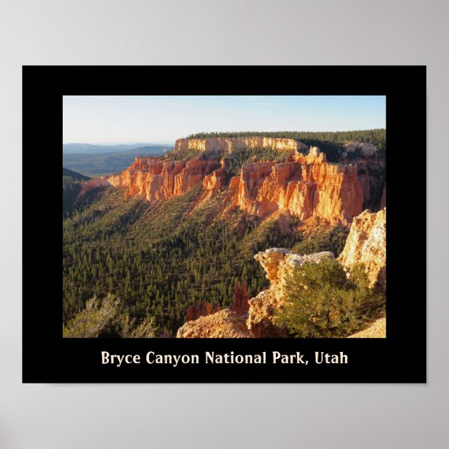 Bryce Canyon nationalpark, Utah Design Poster (Framsidan)