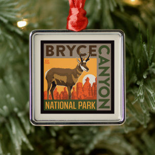 Bryce Canyon nationalpark Utah Julgransprydnad Metall