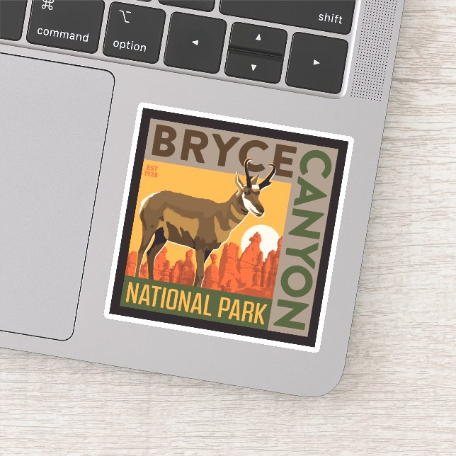 Bryce Canyon nationalpark | Utah Klistermärken (Detalj)