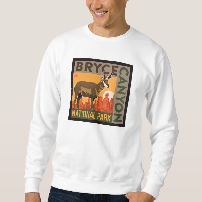 Bryce Canyon nationalpark | Utah Lång Ärmad Tröja (Framsida)