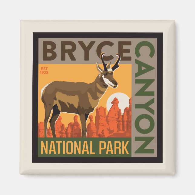 Bryce Canyon nationalpark | Utah Magnet (Framsidan)