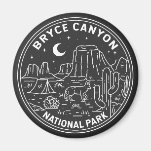 Bryce Canyon nationalpark Utah Monoline Magnet