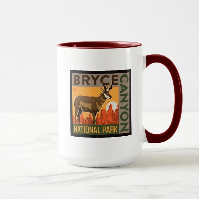 Bryce Canyon nationalpark | Utah Mugg (Höger)