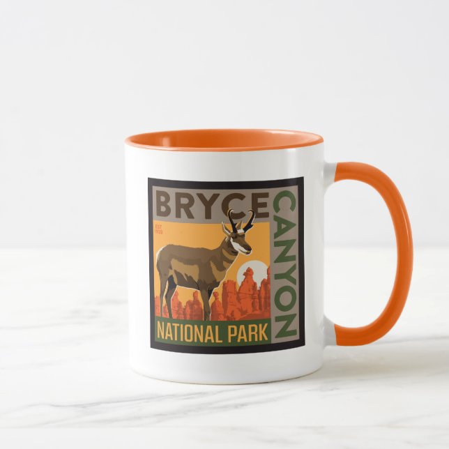 Bryce Canyon nationalpark | Utah Mugg (Höger)