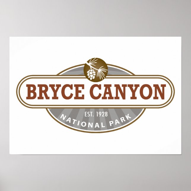 Bryce Canyon nationalpark Utah Poster (Framsidan)