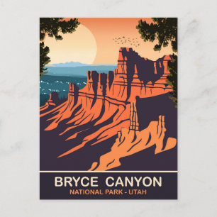 Bryce Canyon, Nationalpark, Utah, Resa Vykort
