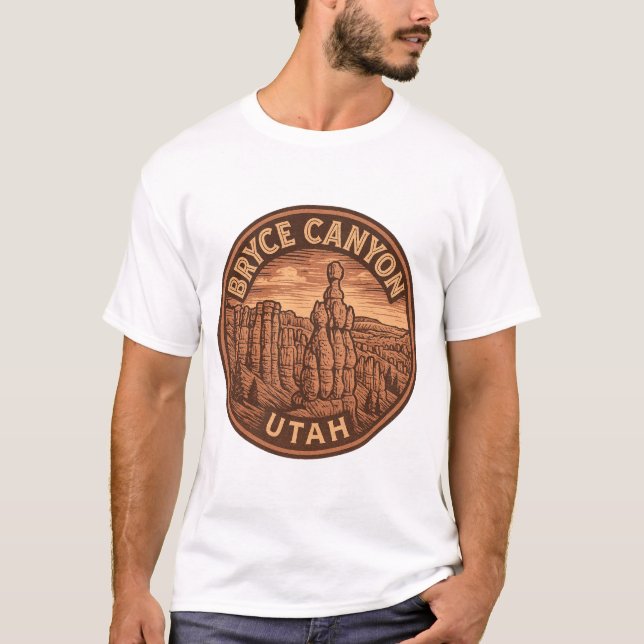 Bryce Canyon nationalpark Utah T-Shirt (Framsida)