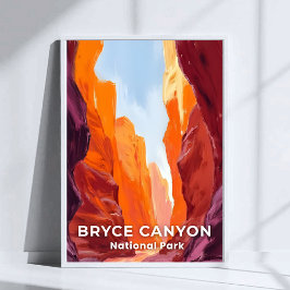 Bryce Canyon nationalpark | Utah Travel Poster