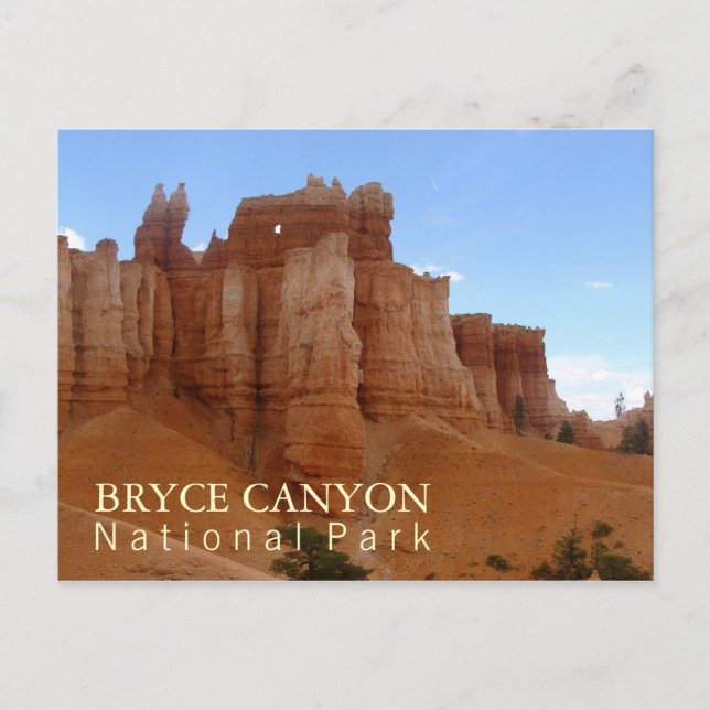 Bryce Canyon nationalpark Vykort (Framsida)