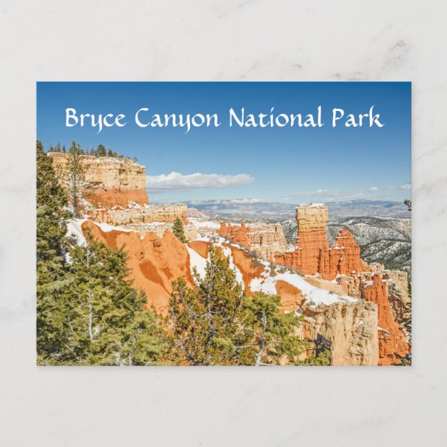 Bryce Canyon nationalpark Vykort (Framsida)