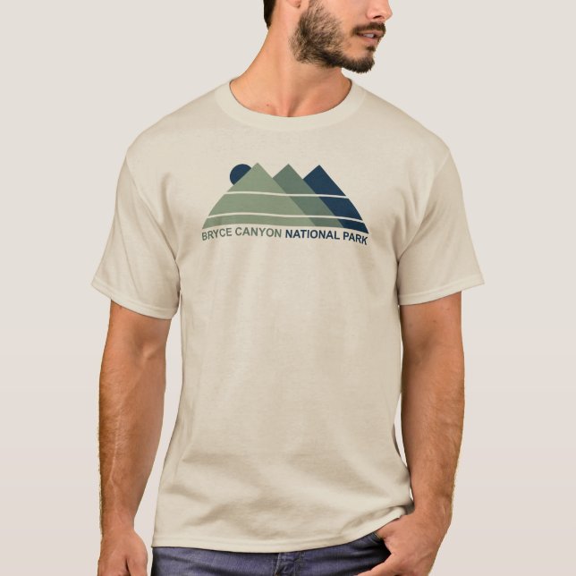 Bryce Canyon nationalparksberget Sol T Shirt (Framsida)